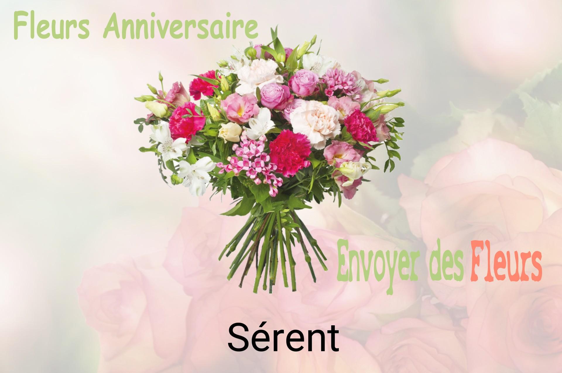 Bouquet de fleurs d’anniversaire livré à Sérent